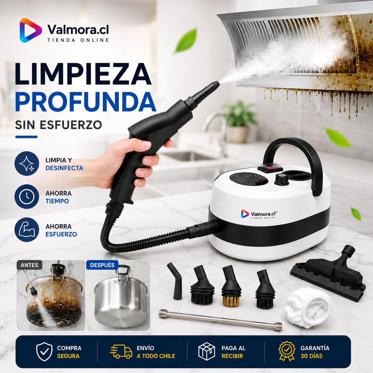 ✨Elimina el sarro y la grasa sin gastar tiempo ni esfuerzo / Producto estrella 25% de descuento